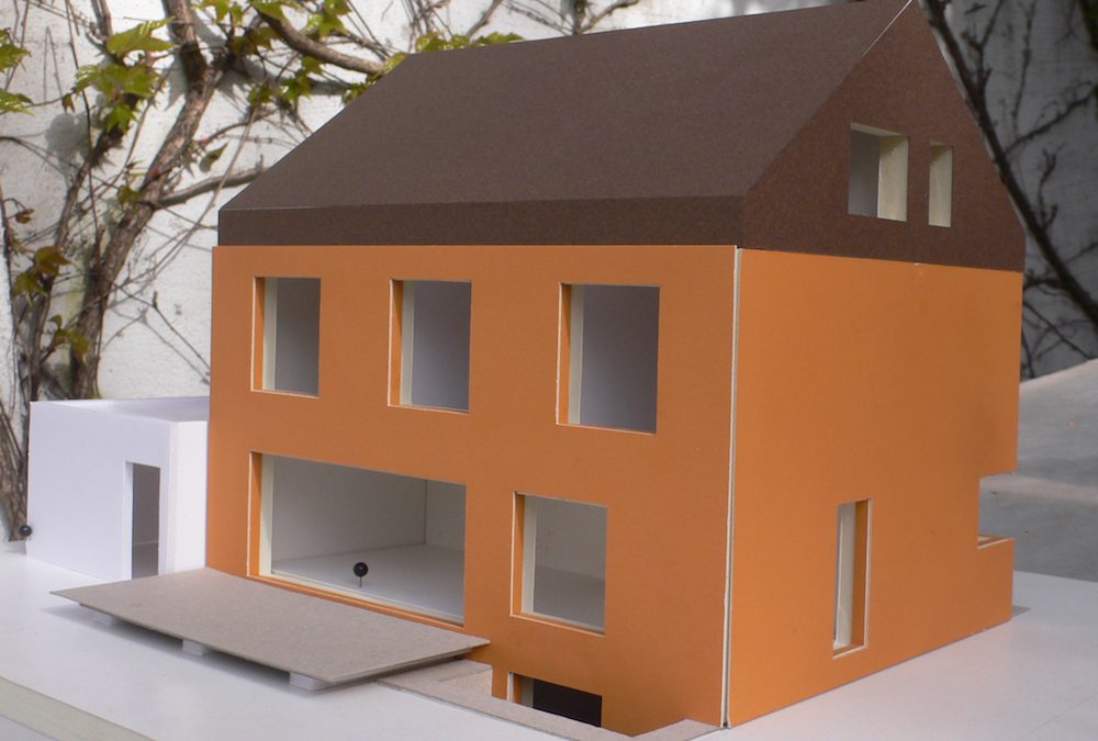 Neubau eines Einfamilienhauses als Passivhaus in Augsburg