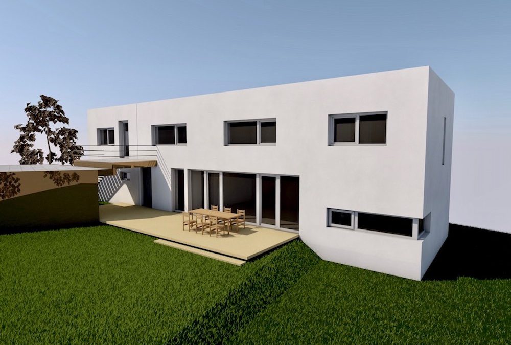 Neubau eines 2-Familienhauses in Burgau