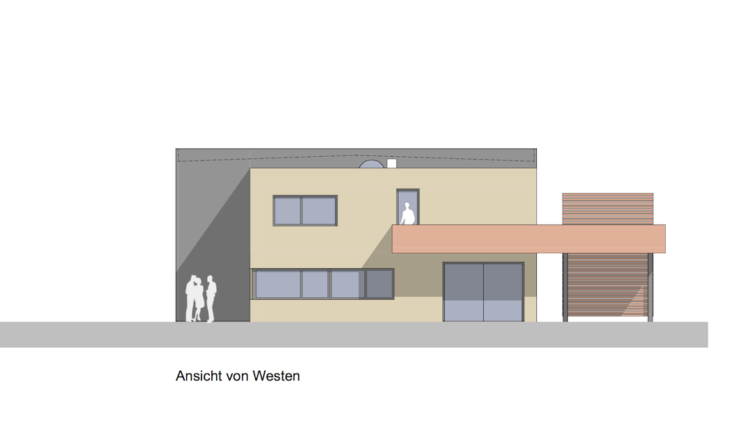 Neubau einer Gewerbehalle mit Bürogebäude und Betriebsleiterwohnung in Wehringen